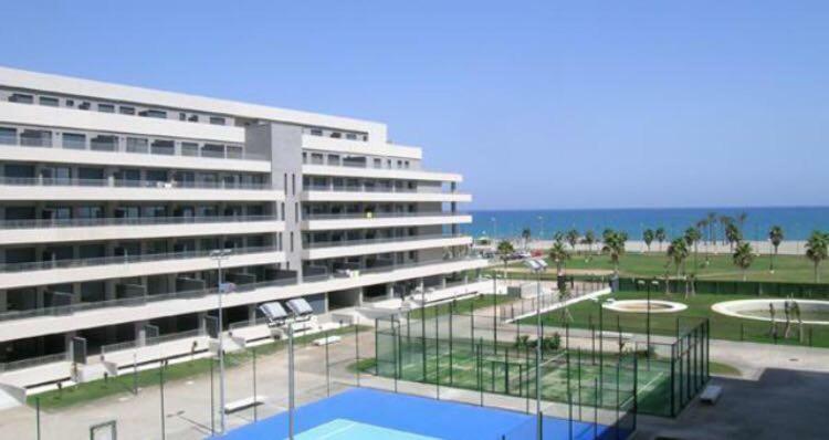 Apartamento Lujo, Primera Linea Playa, Garaje, Wifi, Piscina Climatizada Roquetas de Mar Kültér fotó