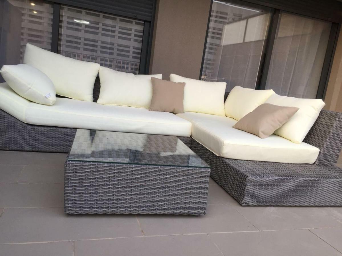 Apartamento Lujo, Primera Linea Playa, Garaje, Wifi, Piscina Climatizada Roquetas de Mar Kültér fotó