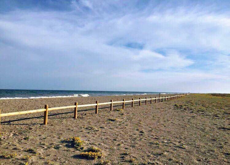 Apartamento Lujo, Primera Linea Playa, Garaje, Wifi, Piscina Climatizada Roquetas de Mar Kültér fotó