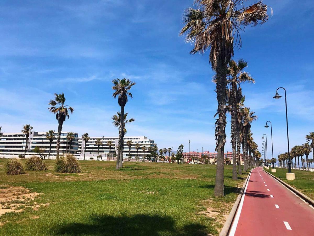 Apartamento Lujo, Primera Linea Playa, Garaje, Wifi, Piscina Climatizada Roquetas de Mar Kültér fotó